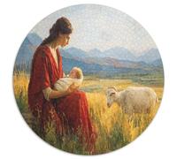 1000pcs (67.5x67.5cm) Puzzles,für Erwachsene Und Teenager Fee und Baby, grasende Ziege, griechische Mythologie,