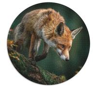 1000pcs (67.5x67.5cm) Puzzles, Puzzles Für Erwachsene Und Teenager Fox Trying to Catch A Prey