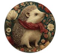 1000pcs (67.5x67.5cm) Puzzles, Puzzles Für Erwachsene Und Teenager Furry Hedgehog, Autumn Wildflowers