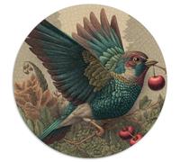 1000pcs (67.5x67.5cm) The Giant Sparrow Was Holding Two Cherries in Its Beak Puzzle DIY-Puzzle Für Erwachsene