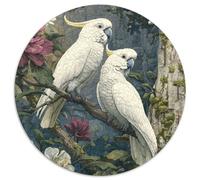 1000pcs (67.5x67.5cm) The White Crowned Pheasant Is Perched on A Tree Branch Puzzle DIY-Puzzle Für Erwachsene