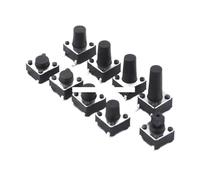 1000Pcs 6x6mm Panel PCB Momentary Tactile Tact Push Button Switch SMT 4pin 6x6x4.3-12 MM 6 * 6 * 4.3MM 5MM 6MM 7MM 8MM - 12MM IDGTTLDF(6x6x7mm)