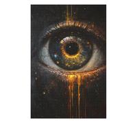 1000pcs(75x50cm) Jigsaw Puzzles Eerie Eye Painting Jigsaw Puzzle Hands-on Game Perfect Decoration Unique Gifts for Birthday And Christmas 1000pcs(75x50cm)