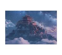 1000pcs(75x50cm) Jigsaw Puzzles for Adults Ancient Japanese Temple Puzzle for Adults Brain Teaser Game Wall Art Unique Gifts for Birthday And Christmas 1000pcs(75x50cm)