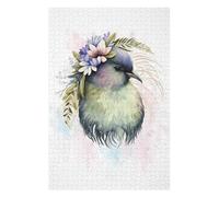 1000pcs(75x50cm) Jigsaw Puzzles for Adults Floral Kiwi Bird Puzzle for Adults Brain Teaser Game Wall Art Unique Gifts for Birthday And Christmas 1000pcs(75x50cm)