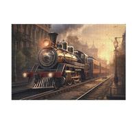 1000pcs(75x50cm) Jigsaw Puzzles for Adults Steampunk Railroad Train Teenagers Puzzles DIY Toys Difficult Challenge Birthday And Unique Gifts 1000pcs(75x50cm)