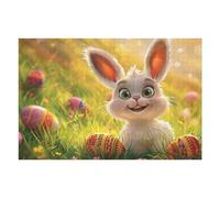 1000pcs(75x50cm) Jigsaw Puzzles for Teenagerss Easter Rabbit Adult Jigsaw Puzzle Family Games Difficult Challenge Christmas Birthday Gifts 1000pcs(75x50cm)