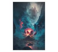1000pcs(75x50cm) Jigsaw Puzzles for Teenagerss Mystical Lotus Valley Adult Puzzles Hands-on Game Perfect Decoration Christmas Birthday Gifts 1000pcs(75x50cm)