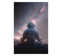 1000pcs(75x50cm) Jigsaws Adults Puzzles Astronaut Watching Stars Teenagers Puzzles Relaxing Games Presents for Women for Is Ideal As A Gift 1000pcs(75x50cm)