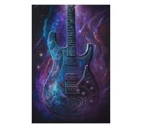 1000pcs(75x50cm) Jigsaws for Adults Puzzle Galaxy Electric Guitar Art Print Jigsaws for Adults Brain Teaser Game Hand Speed Race Educational Challenge 1000pcs(75x50cm)