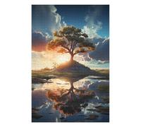 1000pcs(75x50cm) Jigsaws for Adults Puzzle Serene Reflections Nature's Beauty Puzzle for Adults Family Game Improve Memory Birthday Present, Gifts, 1000pcs(75x50cm)