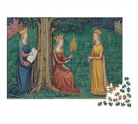 1000pcs (75x50cm) Medieval Painted Style Puzzle Three Queens DIY-Puzzle Für Erwachsene