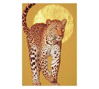 1000pcs(75x50cm) Puzzle For Teenagerss Golden Leopard Sunset Puzzles for Adults Relaxing Games Precision Cutting Unique Gifts for Birthday And Christmas 1000pcs(75x50cm)