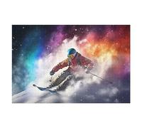 1000pcs(75x50cm) Puzzles for Teenagerss Stardust Ski In Colors Jigsaw Puzzle Brain Teaser Game Presents for Women Deal As Gifts for The Whole Family 1000pcs(75x50cm)