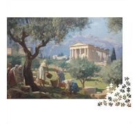 1000pcs (75x50cm) Puzzles, Puzzles Für Erwachsene Und Teenager Harvest, Olive Trees, Ancient Greek Architecture