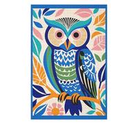 1000pcs(75x50cm) Rompecabezas Para Adolescentes Blue Wild Cute Owl Rompecabezas Para Adultos Juegos Divertidos Desafío Difícil Juego Desafiante Regalos 1000pcs(75x50cm)