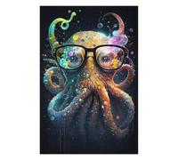 1000pcs(75x50cm) Rompecabezas Para Adolescentes Colorful Octopus Art Print-16 Rompecabezas Para Adultos Juego Familiar Una Obra De Arte Regalos Únicos Para Cumpleaños