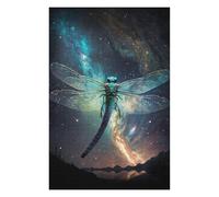 1000pcs(75x50cm) Rompecabezas Para Adolescentes Cosmic Dragonfly Flight Rompecabezas Para Adultos Juego Familiar Una Obra De Arte Regalos Únicos Para Cumpleaños