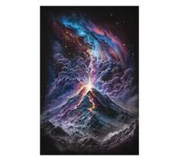 1000pcs(75x50cm) Rompecabezas Para Adolescentes Cosmic Mountain Eruption Rompecabezas Para Adultos Juguetes Antiestrés Para La Diversión Familiar Regalos Y Cumpleaños Únicos 1000pcs(75x50cm)