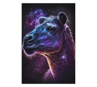 1000pcs(75x50cm) Rompecabezas Para Adolescentes Galaxy Giraffe Art Print Rompecabezas Juguetes Antiestrés Regalos Para Mujeres Es Ideal Como Regalo 1000pcs(75x50cm)