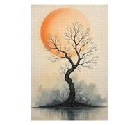 1000pcs(75x50cm) Rompecabezas Para Adolescentes Tree Standing Tall Against Sunset Wabi Sabi Art Rompecabezas Para Adultos Juegos Divertidos Desafío Difícil Juego Desafiante Regalos 1000pcs(75x50cm)