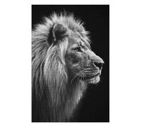 1000pcs(75x50cm) Rompecabezas Para Adolescentes Wild Lion Poster Rompecabezas Para Adultos Juego De Ingenio Regalo De Cumpleaños Ayuda A Ejercitar El Cerebro 1000pcs(75x50cm)