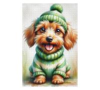 1000pcs(75x50cm) Rompecabezas Para Adolescentes Winter Warmth for Pups Rompecabezas Juguetes Antiestrés Decoración Del Hogar Juego Desafiante Regalos 1000pcs(75x50cm)