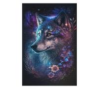 1000pcs(75x50cm) Rompecabezas Para Adultos Galactic Wolf Fantasy Art Print -1 Rompecabezas Para Adultos Juego Práctico Análisis Y Lógica Difícil Y Desafiante 1000pcs(75x50cm)