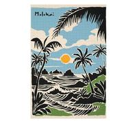 1000pcs(75x50cm) Rompecabezas Para Adultos Molokai Island Beach Scene Illustration Juego De Rompecabezas Para Adultos: Regalos Para Mujeres Interacción Entre Padres E Hijos 1000pcs(75x50cm)