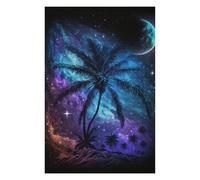 1000pcs(75x50cm) Rompecabezas Para Adultos Y Adolescentes Galactic Palm Trees Rompecabezas Familiar Desafío Difícil Desafío Difícil 1000pcs(75x50cm)