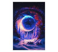 1000pcs(75x50cm) Rompecabezas Para Adultos Y Adolescentes Magical Winter Forest Scene Rompecabezas Familiar Desafío Difícil Desafío Difícil 1000pcs(75x50cm)