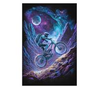 1000pcs(75x50cm) Rompecabezas Para Adultos Y Adolescentes Space Mountain Biking Adventure Rompecabezas Familiar Desafío Difícil Desafío Difícil 1000pcs(75x50cm)