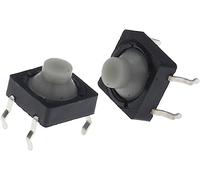 1000PCS 8x8x5MM 4 Pins Conductive Silicone Soundless Tactile Tact Push Button Micro Switch Self-Reset
