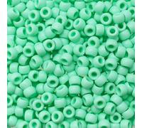 1000Pcs 9mm Pastel Mint Green Acrylic Pony Beads for Hair Braid Bracelet