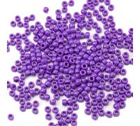 1000Pcs Acrylic Large Hole Purple Kandi Pony Beads Bulk for Bracelet Making