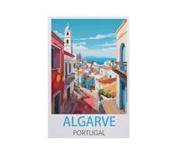 1000Pcs，Algarve Portugal，Jigsaw Adult Decompression Game Puzzle Students Toy for Children Christmas Birthday Gifts（38x52cm）-FR45
