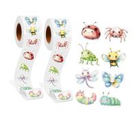 1000Pcs Animal Pattern Sticker Waterproof Adhesive Wrapping Labels for Kid Art Craft Scrapbooking Notebook Gift Wrapping Classroom Reward Transfers