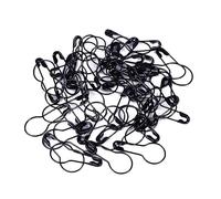 1000pcs Black Calabash Pins, Metal Stitch Markers(Black)