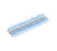 1000PCS Blue Tinned Copper Heat Shrink Butt Connectors AWG16-14 for Automotive and Marine
