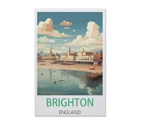1000Pcs，Brighton England，Jigsaw Adult Decompression Game Puzzle Students Toy for Children Christmas Birthday Gifts26x38cm-Z19