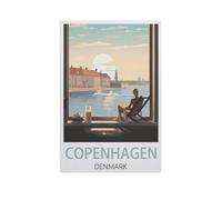 1000Pcs，Copenhagen Denmark，Jigsaw Adult Decompression Game Puzzle Students Toy For Children Christmas Birthday Gifts（50x70cm）-K27