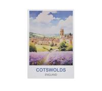 1000Pcs，Cotswolds England，Jigsaw Adult Decompression Game Puzzle Students Toy for Children Christmas Birthday Gifts（38x52cm）-FW85