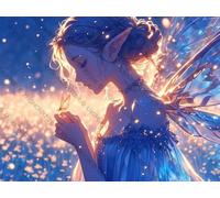 1000pcs Cute Fairy Girl Creative Fun Jigsaw Puzzle for Adults Challenging Traditional Puzzle Perfect for Family Nights Game