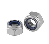 1000pcs DIN985 M2 M2.5 M3 M4 304 Stainless Steel Nylon Self-Locking Hex Nuts Locknut Slip Lock Nut(M3-1000PCS)