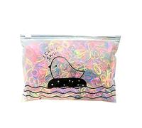 1000pcs Elastic Hair Ties, Multi Colours for Baby Girl, Assorted Colours, Easy to Slide, No Pull, No Damage, All Types of Horses