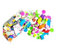 1000Pcs Foam Stickers Self Adhesive EVA Multicolor Foam Shape Stickers for Kids DIY Art Craft, Square, Round, Triangle