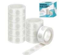 1000pcs Glue Point Clear Balloon Glue Removable Adhesive Dots Double Sided Dots of Glue Tape for Balloons Party or Wedding Decoration…