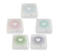 1000pcs Gradient Sticky Notes, ZODKSNO 6x6cm Multicolor Self-Adhesive Tabs 5-Box Small Memo Pad for Office School Home