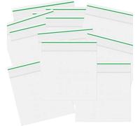 1000Pcs Grip Seal Bags 40x30mm Write on Panel Mini Ziplock Bags, Resealable Clear Plastic Baggies, Sealable Zip Bags For Herbs, Samples and Distribution, Jewellery Bags (40 X 30mm)