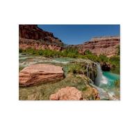 1000Pcs，Havasupai Falls, Grand Canyon, Arizona，Jigsaw Adult Decompression Game Puzzle Students Toy For Children Christmas Birthday Gifts（75x50cm）-AZ64